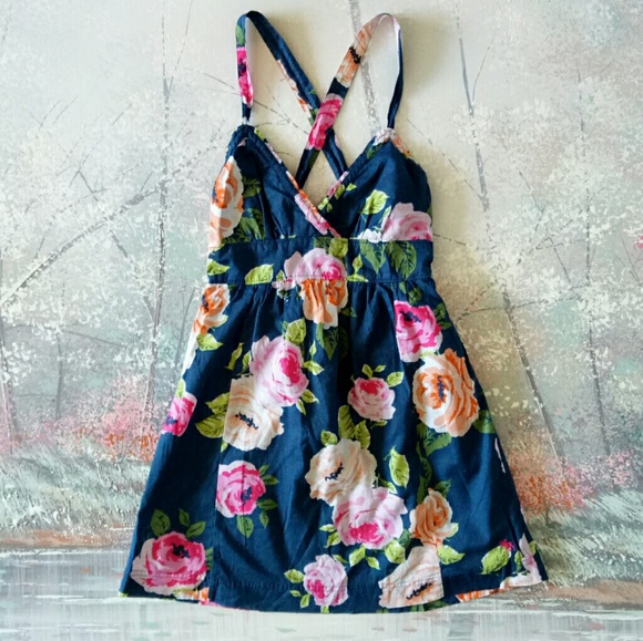 abercrombie kids Other - Abercrombie floral mini cami dress kids